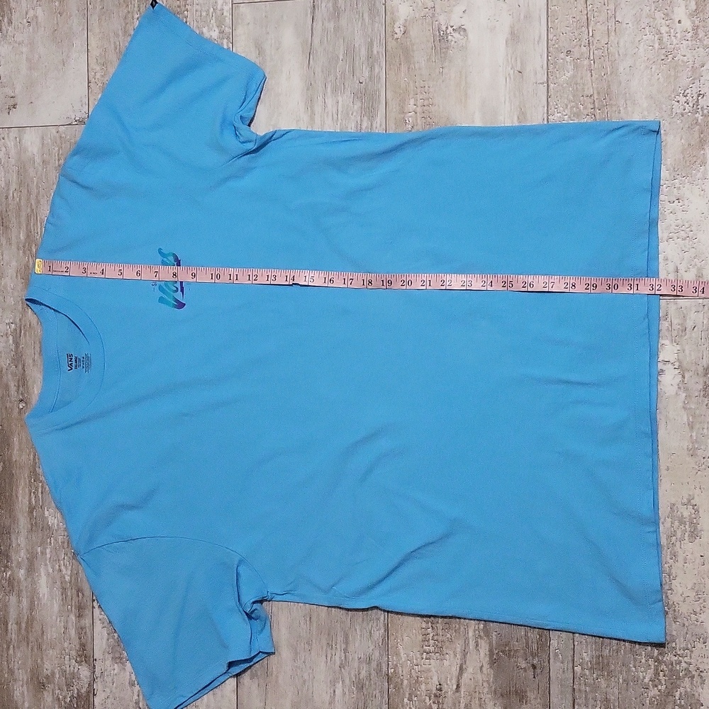 Vans Blue Graphic Cotton Tee Shirt - Picture 8 of 10